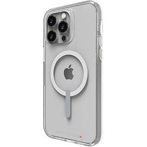 ZAGG Gear 4 Crystal Palace Snap D30 Hoes compatibel met iPhone 14 Pro Max, dun, licht, schokbestendig, MagSafe-compatibel, magnetisch, draadloos opladen (transparant)