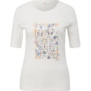 s.Oliver T-shirt 2129451 T-shirt voor dames, Wit