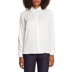 ESPRIT Satijnen blouse, 110/ecru, XXL, 110/Ecru