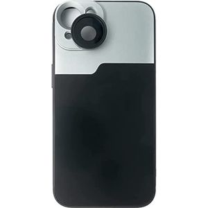 SYSTEM-S CPL Filter Circular Polarizer Lens met beschermhoes voor iPhone 14, zwart