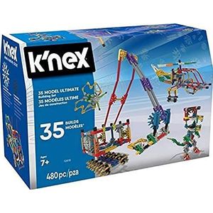 K'Nex Imagine 35 12418 Ultieme bouwset, educatief speelgoed voor kinderen, hengel leerset, 480 delen, grappig en kleurrijk bouwspeelgoed voor kinderen vanaf 7 jaar