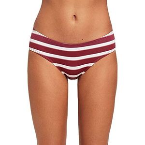 Esprit Brela Beach Rcs Hip.Shorts Bikinibroekje voor dames, Donkerrood 3