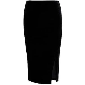 Sookie Jupe midi pour femme, Noir, M