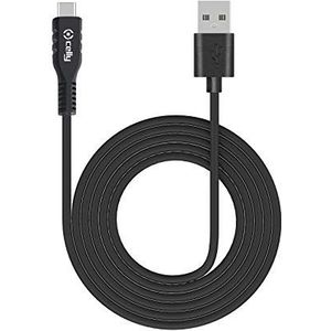 Kabel Celly USB-C Zwart 