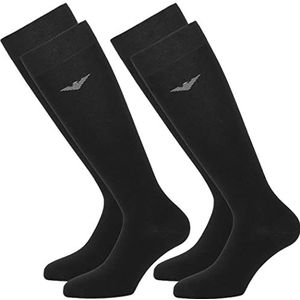 Emporio Armani heren sokken dubbelpak, zwart.