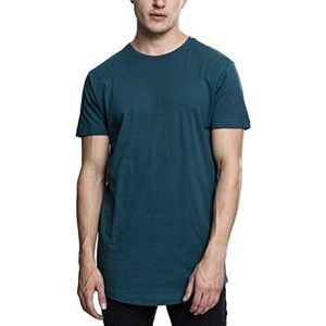 Urban Classics gevormd lang T-shirt voor heren (2 stuks), Blauwgroen