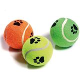 Flamingo - 45650 - tennisbal met geluid - 3 stuks - willekeurige kleur