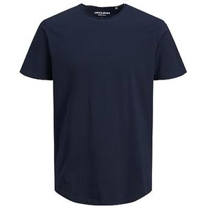 Jack & Jones Jjebasher T-shirt met ronde hals voor heren, Navy Blazer/Fit: Reg.