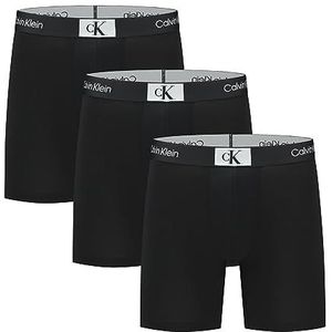 Calvin Klein Set van 3 boxershorts voor heren, 3 stuks, zwart, zwart, zwart.