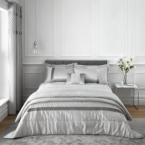 Catherine Lansfield Just Contempo Beddengoedset met pailletten, zilverkleurig