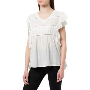 DreiMaster Chemisier vintage pour femme 37326947-DR05, blanc laine, taille XL, Blanc cassé, XL