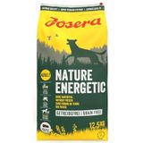 JOSERA Nature Energetic (1 x 12,5 kg) | Graanvrij hondenvoer zonder aardappelen | Super Premium droogvoer voor volwassen honden | 1 verpakking