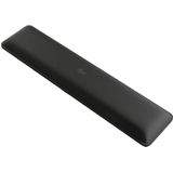 Glorious Gaming gewatteerde polssteun (Full Size, dikte 25 mm) - Gestikte randen die niet rafelen, glad stoffen oppervlak, antislip onderkant, gemiddelde hardheid, 440 x 100 x 25 mm - stealth zwart