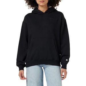 Champion Sweatshirt à Capuche Femme, Noir, XL