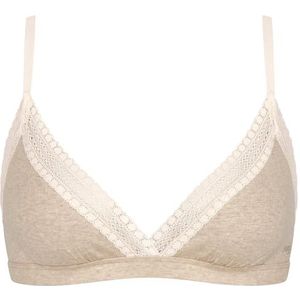 Sloggi Sloggi Go Ribbed R Bralette voor dames, Grijze combinatie.