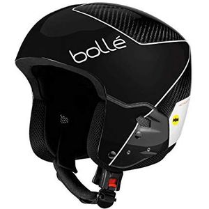 Bollé MEDALIST Carbon Pro MIPS, Race Black Shiny, zonder lensreferentie, XL, winterhelmen, uniseks, volwassenen
