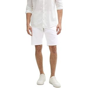 TOM TAILOR 1044712 Bermuda voor heren, Wit 20.000