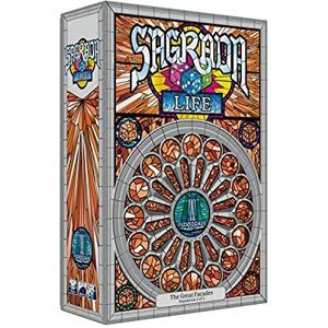 Floodgate Games - Sagrada Life - Board Game -Leeftijden 14 en up - 1-4 spelers - Engelse versie