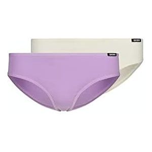 Skiny Cotton Essentials Slips, Purple Selection, Regular (Lot de 2) Fille