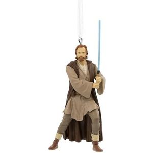 Hallmark Star Wars Obi-Wan Kenobi Star Wars boomdecoratie van kunsthars om op te hangen, kerstdecoratie om op te hangen, kerstcadeaus