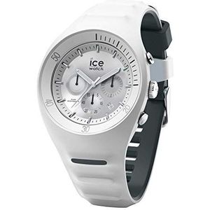 Ice-Watch - P. Leclercq White - Wit herenhorloge met siliconen armband - Chrono - 014943 (Large), Wit/Zwart, Armband