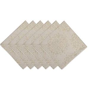 DII Metallic servetten, winter jacquard, 20 x 20 stuks