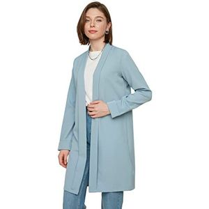 Trendyol Gilets de mode pour femmes, bleu, 68