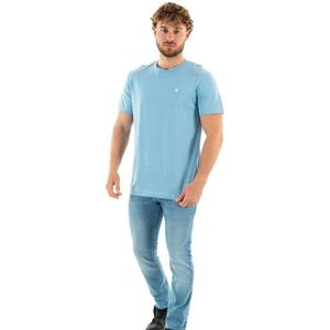 Calvin Klein Jeans Ck Embro Badge Tee J30j325268 Gebreide tops met korte mouwen voor heren, Blauw (Dusk Blue)