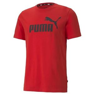 PUMA ESS T-shirt voor dames met logo, Hoog risico Rood, 3XL