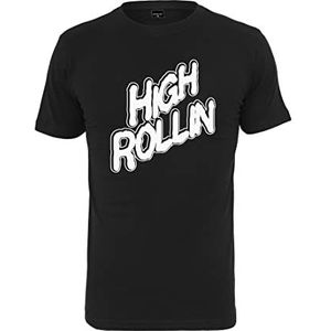 Mister Tee Thé High Rollin T-shirt voor heren, zwart, XS, zwart.