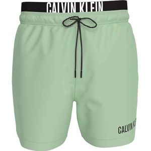 Calvin Klein Wb dubbele zwemshorts voor heren, maat M, Pastel groen.