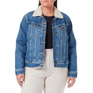 Lee Sherpa Rider Jkt Denimjack voor dames, Blauw