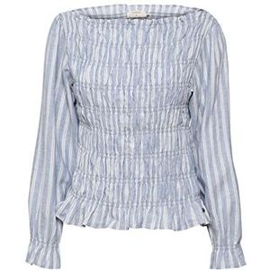 Cream crfilumia ls dames blouse, Blue Stripe