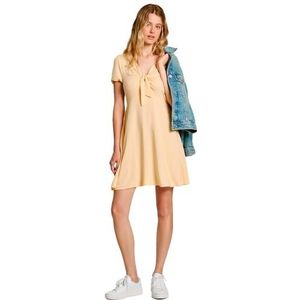 Pepe Jeans dwergen jurk dames, Geel (Cornish Yellow)