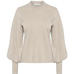 InWear Sammyiw Pullover Sweater Femme, Simply Taupe Melange, L
