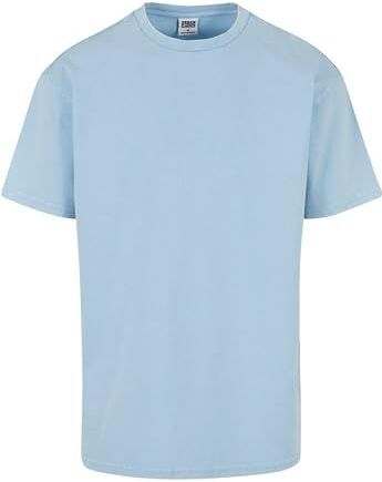 Urban Classics - Heavy Oversized Acid Wash Heren T-shirt Blauw