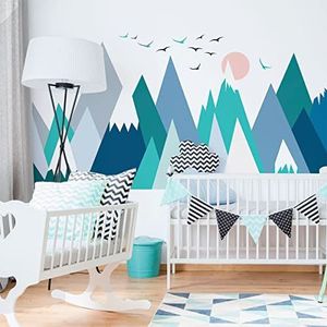 Ambiance Muurstickers voor kinderen – decoratie babykamer – sticker reuze-wandtattoo Lolika – 100 x 150 cm