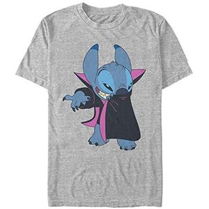 Disney Vampire Stitch T-shirt voor heren, grijs gemêleerd Athletic, S, Athletic Heather Grey