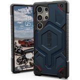 URBAN ARMOR GEAR Monarch Case Samsung Galaxy S24 Ultra Hoesje [Ontworpen voor Samsung"" gecertificeerd, Draadloos Opladen Compatibel, 6m Valbescherming Militaire Standaard] Kevlar Blauw