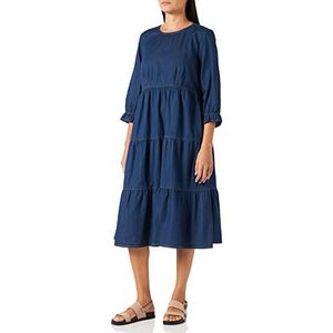 Cream Crmaj Denim Dress Casual dames, blauw, maat 44, Blauw