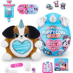 Rainbocorns Puppycorn Rescue, herdershond van pluche, verrassing om te verzamelen, 9261B, Shepherd