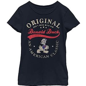 Disney Donald Duck American Classic Girls T-Shirt marineblauw, Navy Blauw