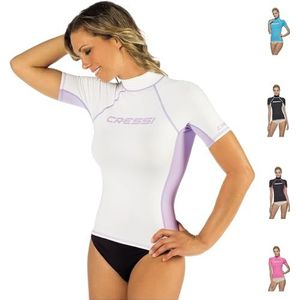 Cressi Rash Guard Rash Guard Jumpsuit van speciale zeer elastische stof, lange en korte mouwen, uv-bescherming (UPF) 50+ dames