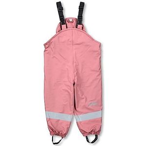 Sterntaler Unisex kinderen regenbroek met bretels, regenbroek met drukknop en gelaste naden, roze, 80, Roze