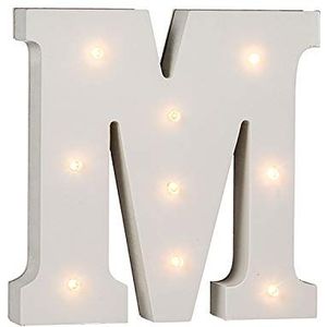 OOTB 57/6086 LED houten letters, 1 W, wit, 16 x 3 x 16 cm