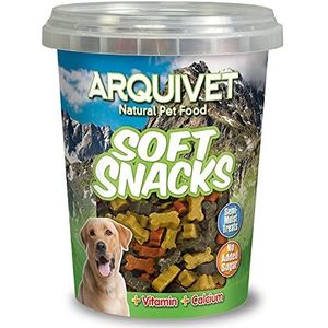 ARQUIVET Zachte snacks voor honden en botten, mix van 12 x 300 g, natuurlijke snacks voor honden van alle rassen, prijzen, beloningen, snoep voor honden