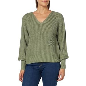 JdY Jdy Justy L/S Knt Noos trui met V-hals voor dames, Zeespray.