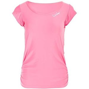 WINSHAPE Aet106 T-shirt voor dames, korte mouwen, slim fit, fitness, yoga, pilates