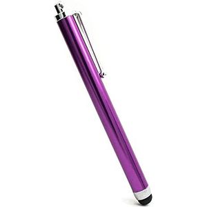 SYSTEM-S Aluminium stylus pen voor tablet smartphone laptop surface paars