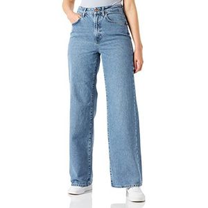 ONLY Onlhope Ex Hw Wide Dnm Ana345 Noos Damesjeans, Lichtblauw denim